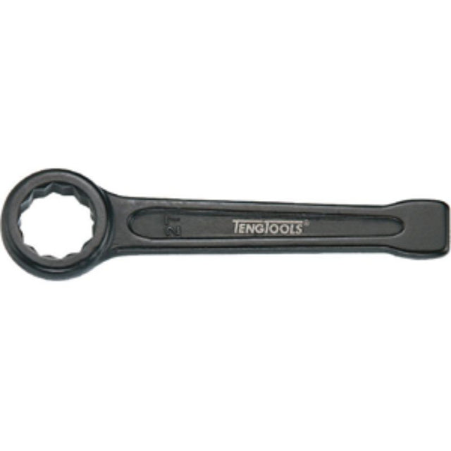 Teng Slogging Ring Spanner 55mm, heavy-duty tool for stubborn bolts, offering superior grip and torque for various applications.