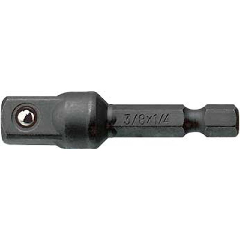 1/4in to 1/2in bit adaptor for sockets, compatible with common machine fittings, designed for easy tool use.