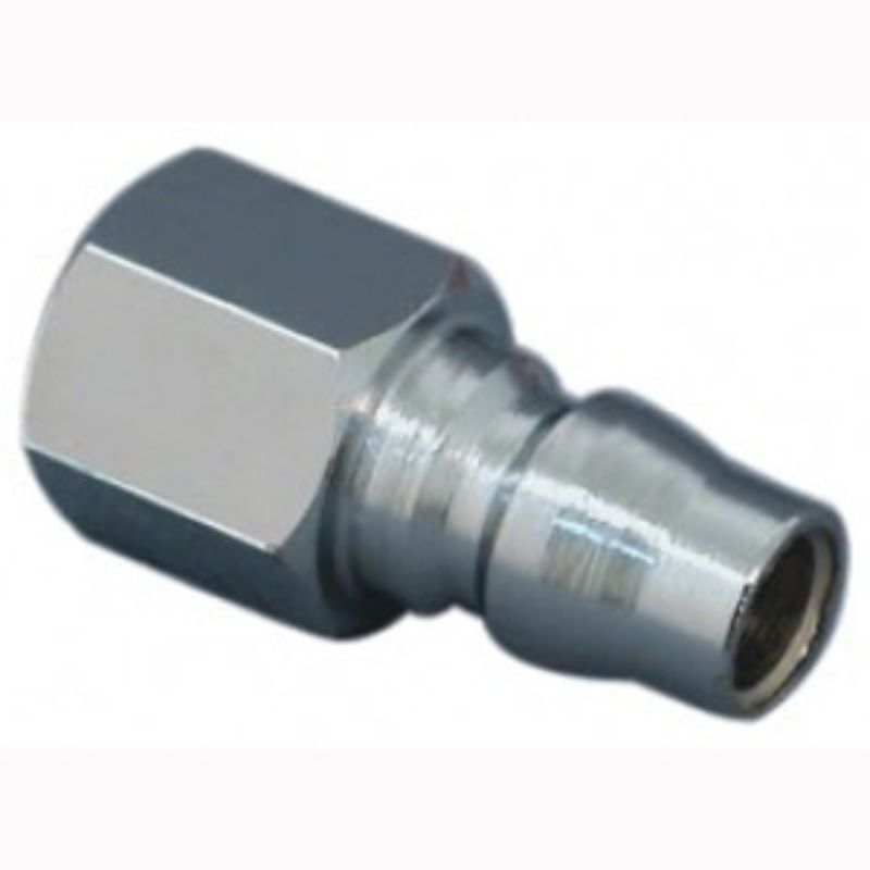 1/4in female air-line nipple for secure, leak-free connections in pneumatic systems and air tools. Durable and easy to install.