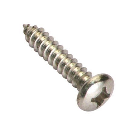 Champion 8G x 3/8 pan head Phillips screws in A2 stainless steel, 30-pack, corrosion-resistant for various materials.