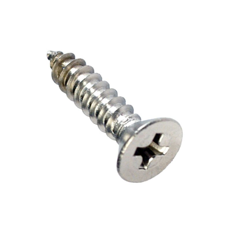 Champion 8G x 1-1/4in S/Tapp Set Screw - CSK 316/A4 (C) in stainless steel, ideal for marine and construction fastening needs.