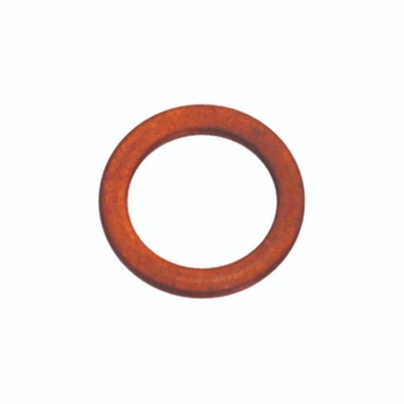 Champion M18 x 24mm x 1.5mm copper ring washers in a 10-pack, ideal for plumbing, automotive, and electrical tasks.