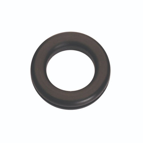 Set of 8 durable rubber wiring grommets (3/16in x 5/16in x 7/16in) for protecting wires in various applications.