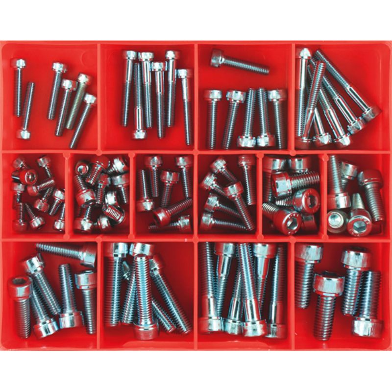 Champion 90pc Metric Socket Head Cap Screw Assortment GR8.8