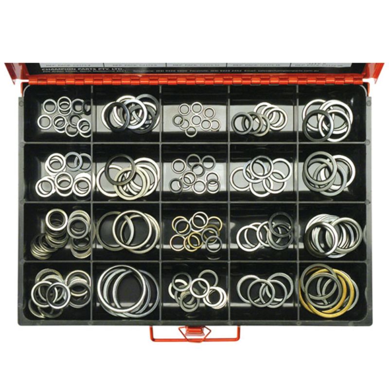 Champion Master Kit 173pc Bonded Seal (Dowty) Washer Asst