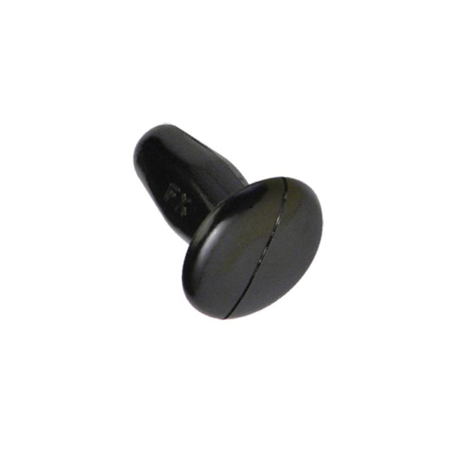 Black moulding clips pack of 50, 11mm head x 12mm length, perfect for home décor and secure fastening projects.