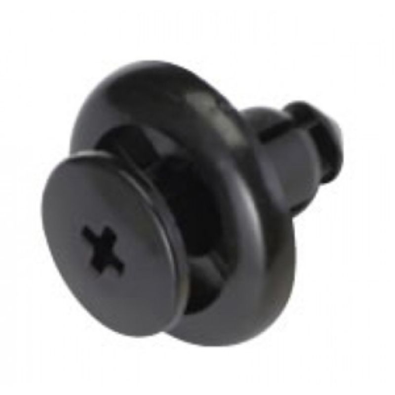 Champion Push Rivet Black 20mm Head x 9mm - 50pk