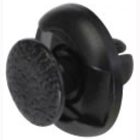 Champion black push rivet with 18mm head and 7mm shaft, ideal for automotive panel retention, pack of 50.