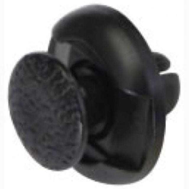 Champion black push rivet with 18mm head and 7mm shaft, ideal for automotive panel retention, pack of 50.