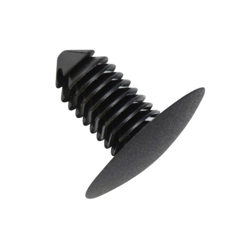 Black Champion Xmas Tree Clips, 50-pack, with 23.8mm head and 19mm design for securely decorating Christmas trees.