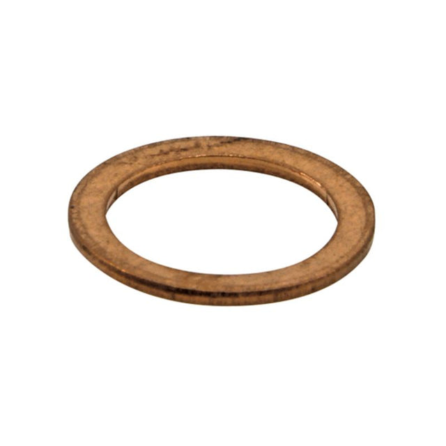 Copper ring washers, M16 x 20mm x 1.5mm, 50-pack; ideal for plumbing, automotive, and electrical projects.