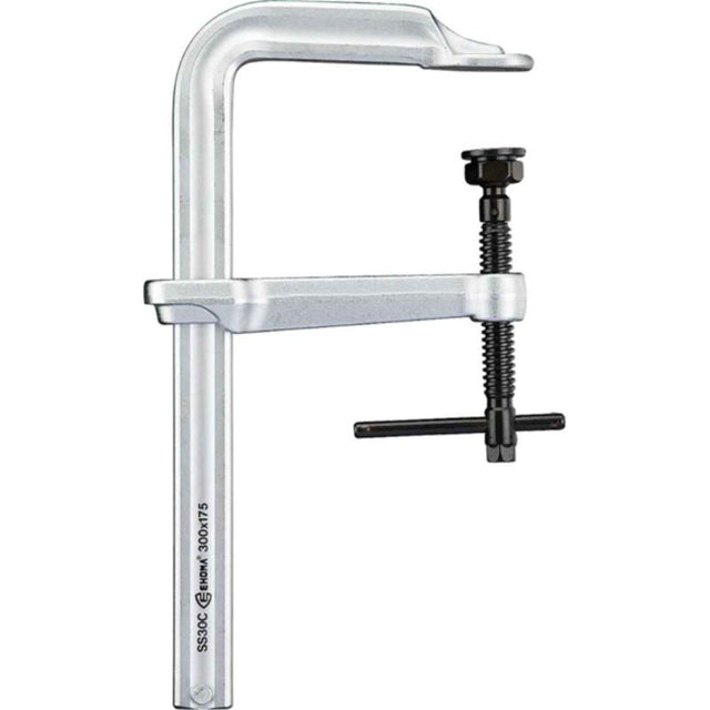 Trademaster Extra H.D. Clamp 300x175mm with 2200kgp capacity and changeable pads for versatile, heavy-duty performance.