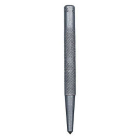 Groz Centre Punch - 1/8in (3mm) made from carbon steel with knurled grip for precise marking on metal, wood, or plastic.