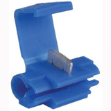 Blue Scotch Lock connector for secure, insulated splices, supporting wire sizes 1.5-2.5mm²; ideal for DIY and professional use.