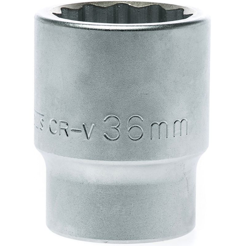 Teng 1in drive 36mm 12 point socket, ideal for automotive repairs with enhanced grip and torque transfer.