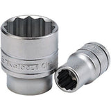 Teng 1/2in Dr. Socket 15mm 12Pnt