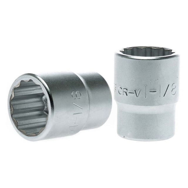 Teng 3/4in drive socket 1-1/8in 12-point, chrome vanadium steel, durable, corrosion-resistant, perfect for automotive repairs.