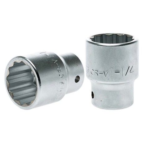 Teng 3/4in drive 1-1/4in 12-point socket, engineered for durability and torque in heavy-duty automotive and machinery tasks.