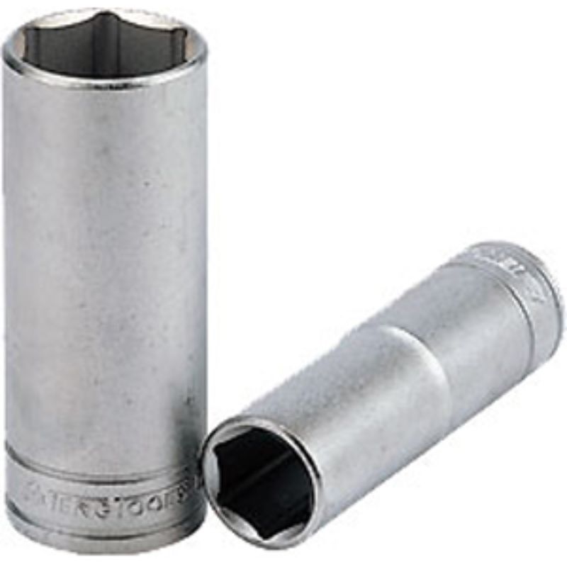 Teng 3/8in drive deep socket 17mm, chrome vanadium steel, offers durability and maximum torque for automotive and repair tasks.