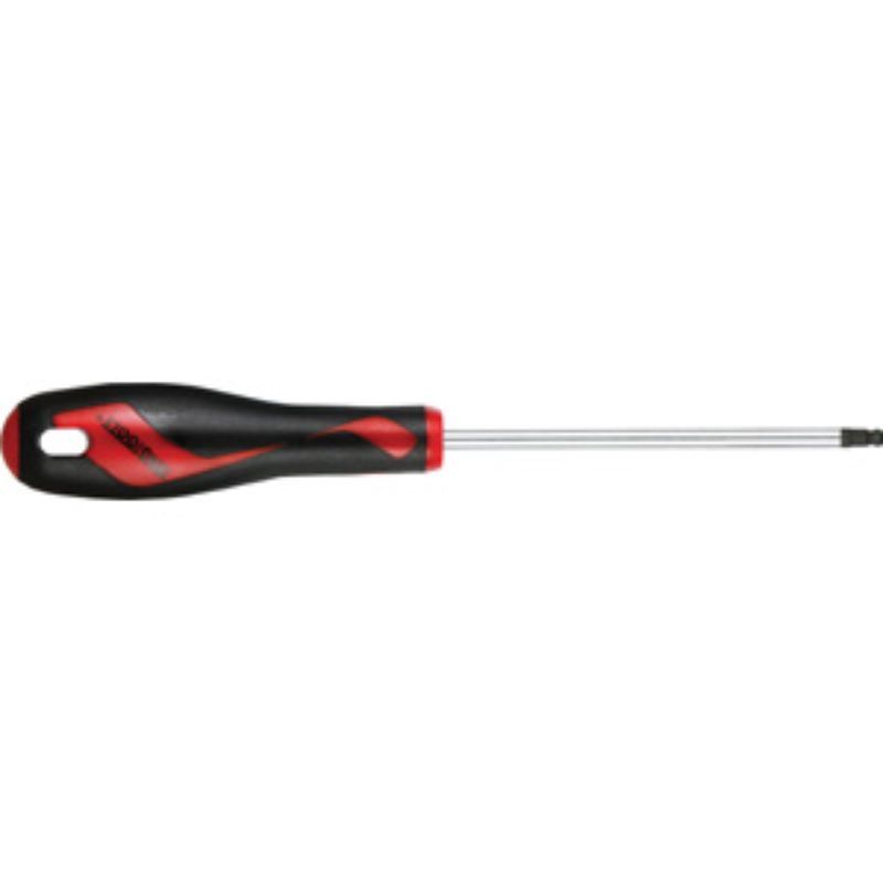 Teng MD TT-MV+ Screwdriver with ball hex tip, 150mm length, durable steel, ergonomic handle, ideal for tight spaces.