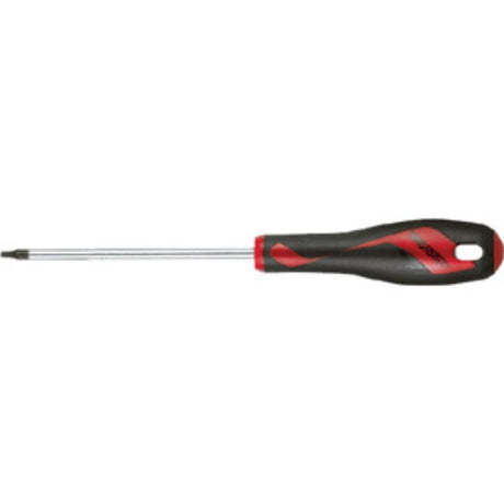 Teng MD TT-MV+ Screwdriver TX10, 100mm, with ergonomic handle and black phosphate tip for secure fit and durability.