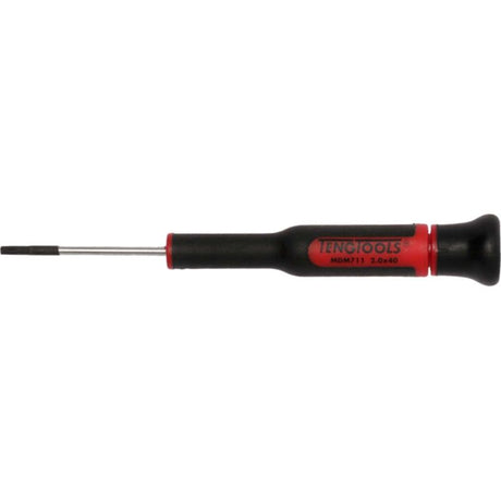 Compact Teng MD Mini Screwdriver with 2.0mm hex tip, ideal for precise fastening in tight spaces and everyday repairs.