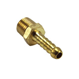 Brass hose barb fitting for secure connections, corrosion-resistant, ideal for plumbing and irrigation projects.