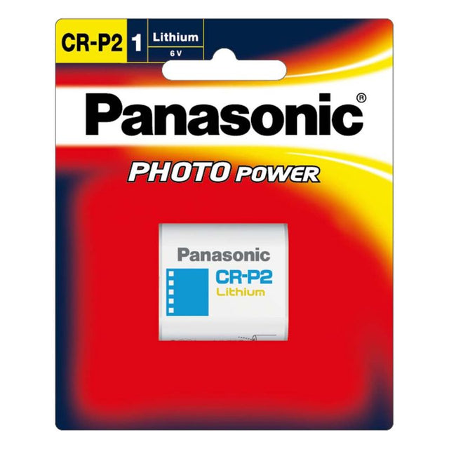 Panasonic 6V Lithium Camera Battery with 1400mAh capacity, designed for reliable performance in photography.