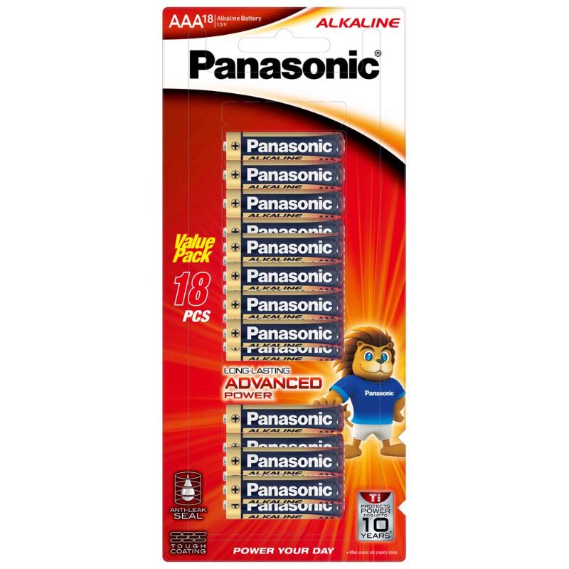 Panasonic AAA Battery Alkaline (18pk)