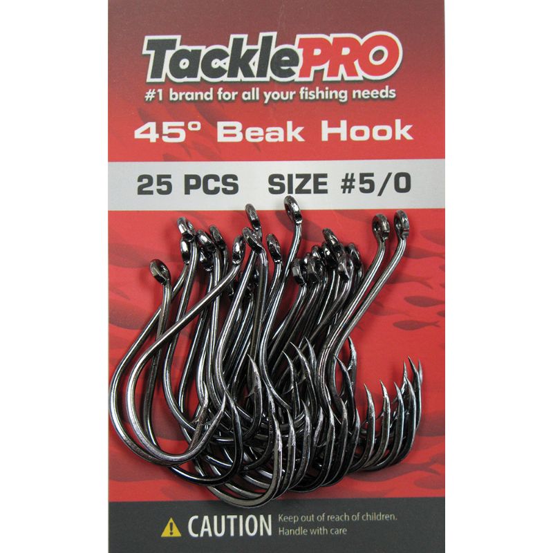 TacklePro 45deg. Beak Hook #5/0 - 25pc