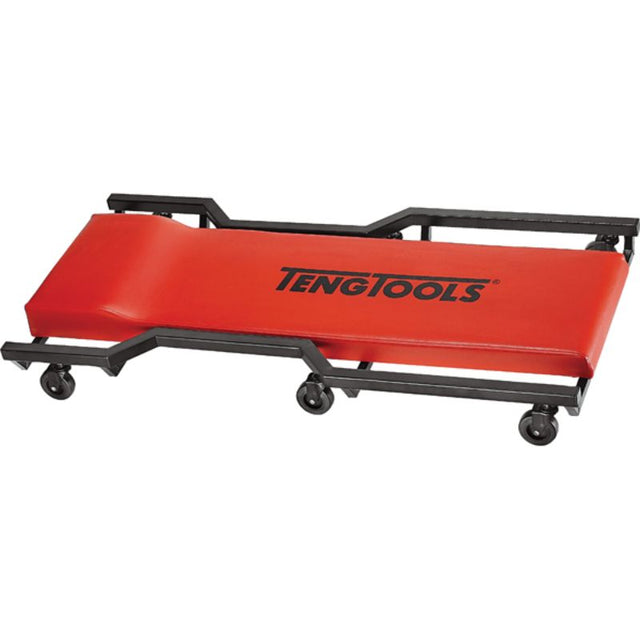 Heavy-duty workshop floor creeper with 100kg capacity, 1050mm length, and free shipping available in NZ.