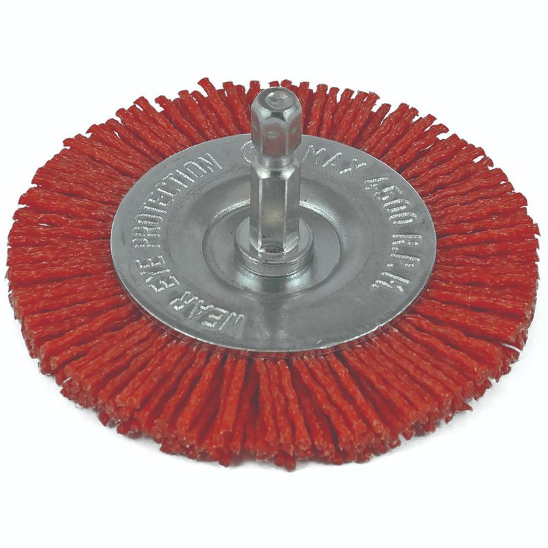 ITM Nylon Spindle Mounted Wheel Brush 50mm