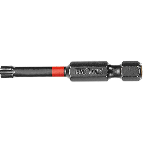 Teng TX30 Impact Screwdriver Bit, 1/4 inch drive, 50mm length, ideal for precision fastening with free shipping in NZ.