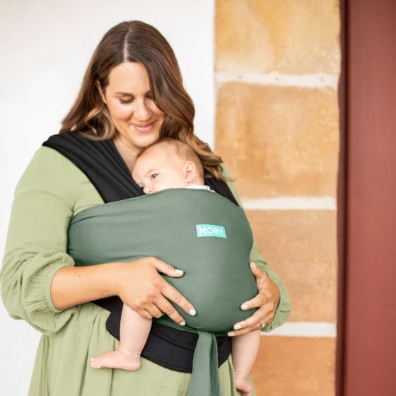 Moby Easy Wrap - Olive/Onyx - Moby