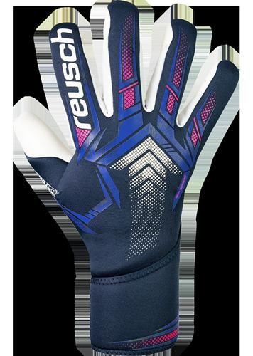 Goalkeeper Gloves Reusch Fastgrip Advance Blue/Pink/Ivory Size 10