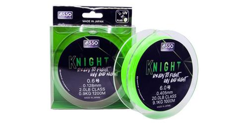 Fishing Line Asso Knight PAR Fluorescent Green 1200m 20lb 0.405mm
