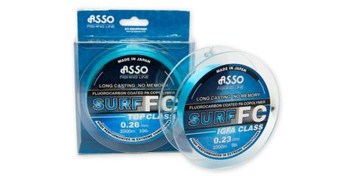 Surfcasting Nylon Fishing Line Asso Surf Blue 1000m 20lb