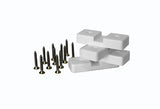 Fishing Rod Storage Rack Wall Mount 4 Rods White