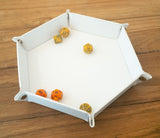 LPG Essentials Hex Dice Tray 8" White