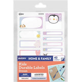 Avery Kids Durable Labels Dishwasher & Microwave Safe 42 Labels Dream 41419