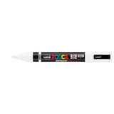 Uni Posca Marker 1-4mm  Medium Brush Tip White PC-5BR