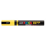 Uni Posca Marker 1-4mm  Medium Brush Tip Yellow PC-5BR