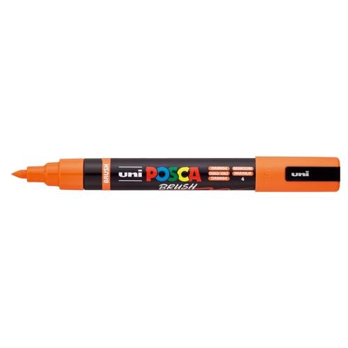 Uni Posca Marker 1-4mm  Medium Brush Tip Orange PC-5BR