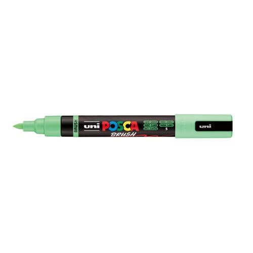Uni Posca Marker 1-4mm  Medium Brush Tip Light Green PC-5BR
