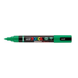 Uni Posca Marker 1-4mm  Medium Brush Tip Green PC-5BR