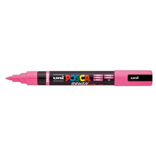 Uni Posca Marker 1-4mm  Medium Brush Tip Pink PC-5BR