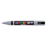 Uni Posca Marker 1-4mm  Medium Brush Tip Grey PC-5BR