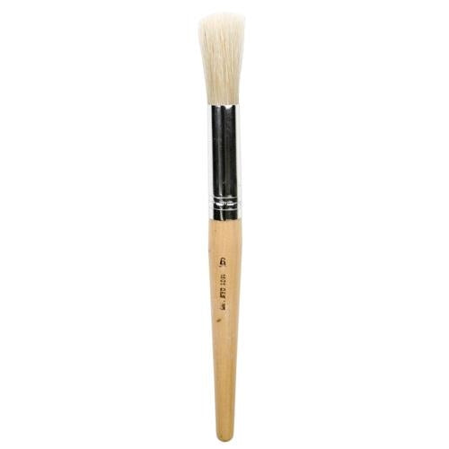 DAS 1801 Round Bristle Short Handle Brush #6