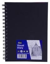 DAS Visual Diary Spiral Bound A5 110gsm 60 Sheets