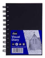 DAS Visual Diary Spiral Bound A6 110gsm 60 Sheets
